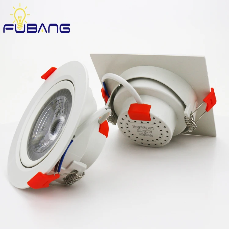 new arrival 220v 3w 7w SMD 2835  tricolor super brightness Indoor recessed round square Ceiling Lamp led  Downlight