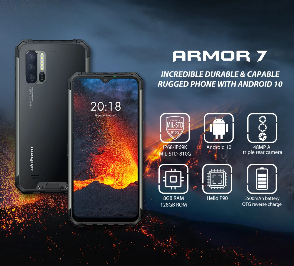 スマートフォン本体 ulefone armor 7  8GB /128GB Ulefone Armor 7【スペック】価格や発売日 | スマホBANK