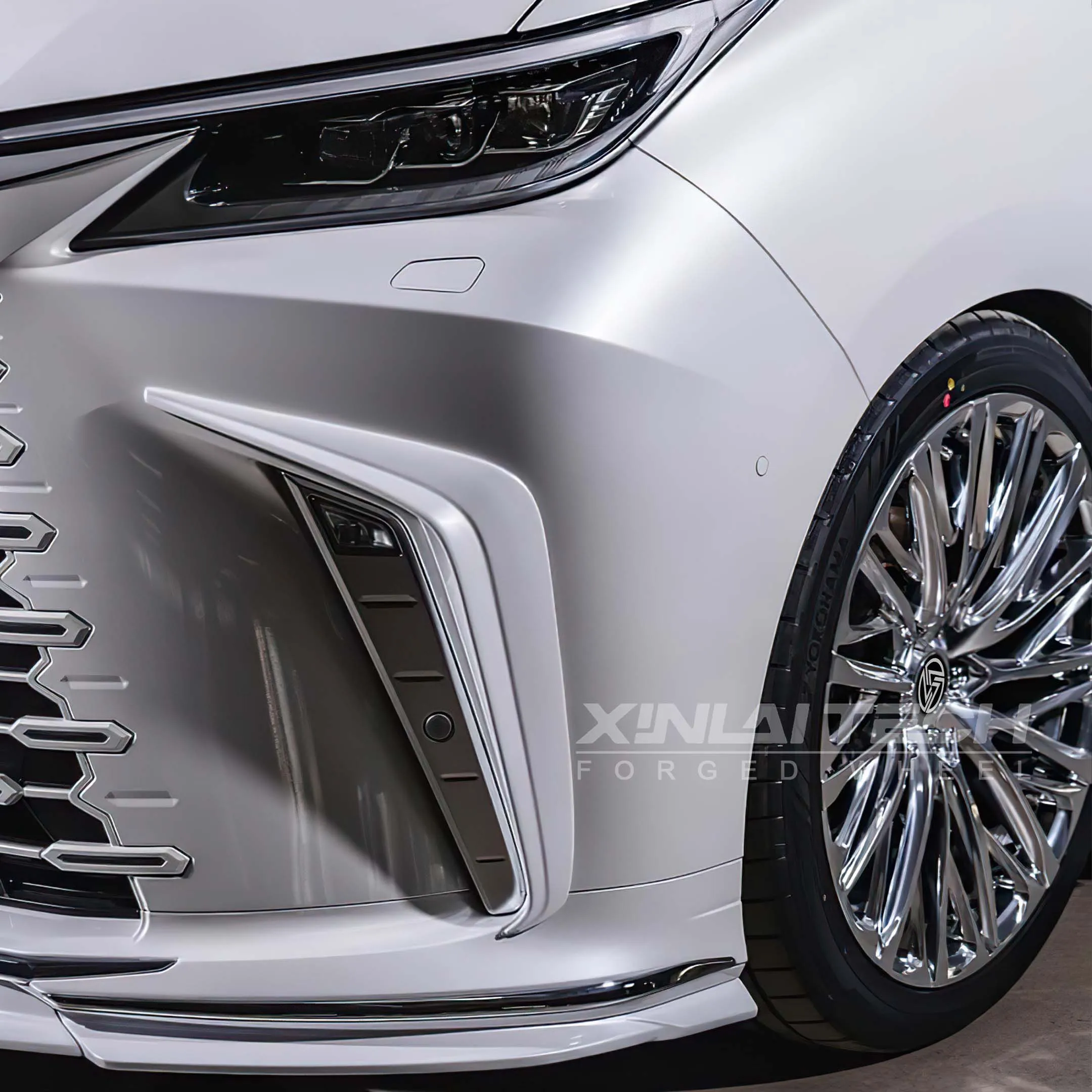 XL Forged Wheel 5x112 5x120 5x114.3 Multi Spoke Custom Chrome Polished Wheels 17 18 19 20 21 22 23 Inch Car Alloy Rims - Image 5