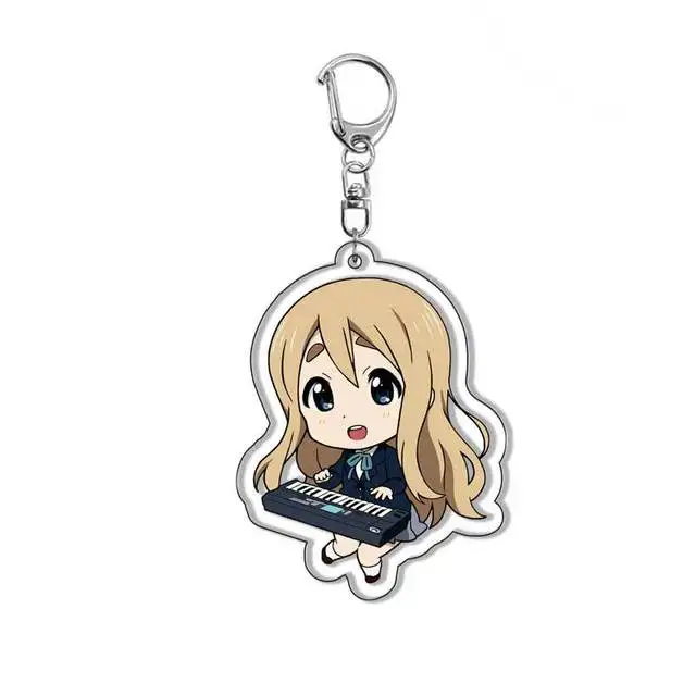 Anime Keychain K-ON! Yui Hirasawa Mio Akiyama Acrylic Keyring