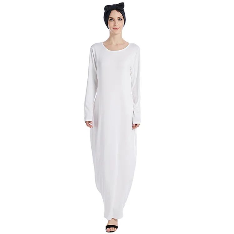 High Quality Stretch Inner Solid Color Ethnic Clothing Islamic Muslim Clothing Abaya Underwear Modest Women Clothing Islamic