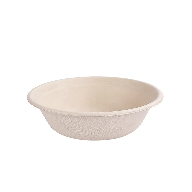 32oz Sugarcane Bagasse Disposable Bowl For Hot Food Disposable Food