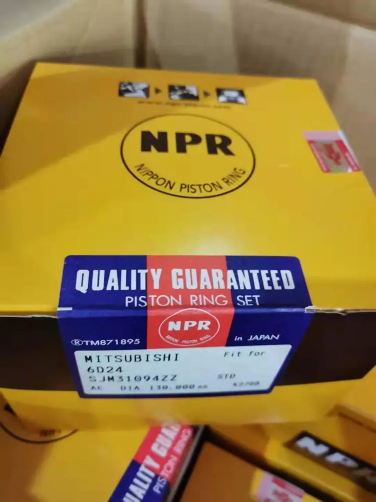 NPR Piston Ring Japan Diesel Engine Parts 6D24 SJM31094ZZ ME151190 