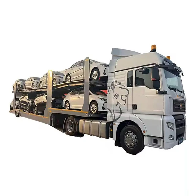 New Car Trailer 2 - 3 Axles Car Carrier Transport Semi Trucks Trailer Used Carry 11-12 Cars For Sale
