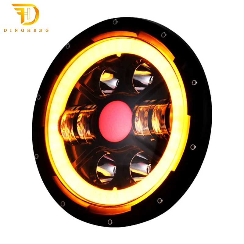 Modified Motorcycle Headlight High Power Auto Parts Car Led Headlamp Kit Headlight for Tractor