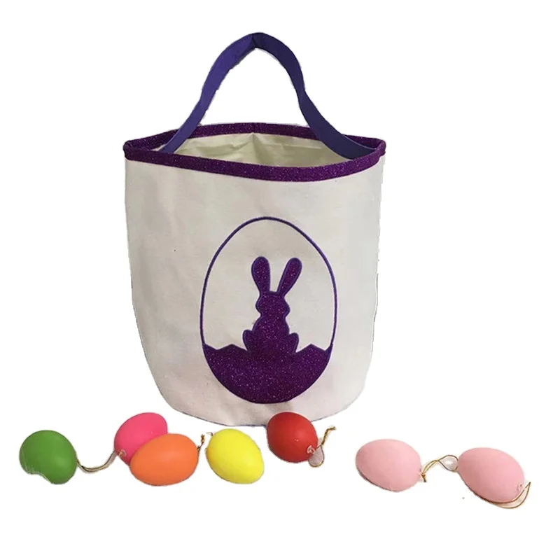 canvas easter tote