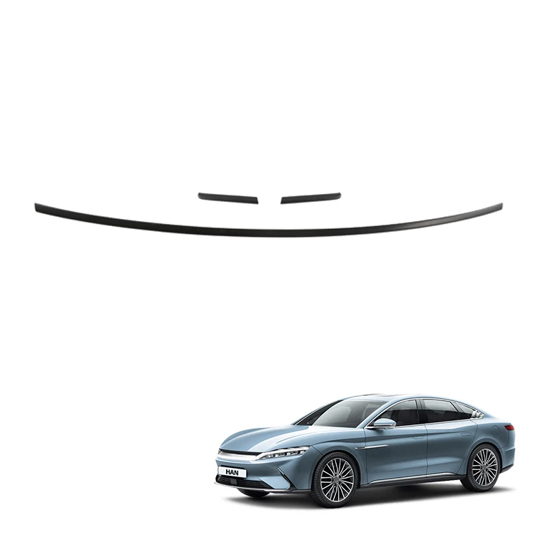Car Rear Trim Strip for BYD Han Accessories ABS Glossy Black Auto Tail Decorative Strip Trim Interior Accessory