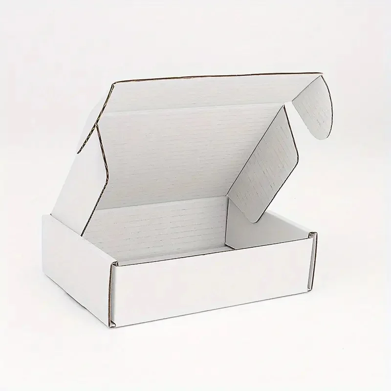 Factory Ready Stock White Mailer Gift Box For Gift Mailing Corrugated Mailer Express Paperboard Box factory