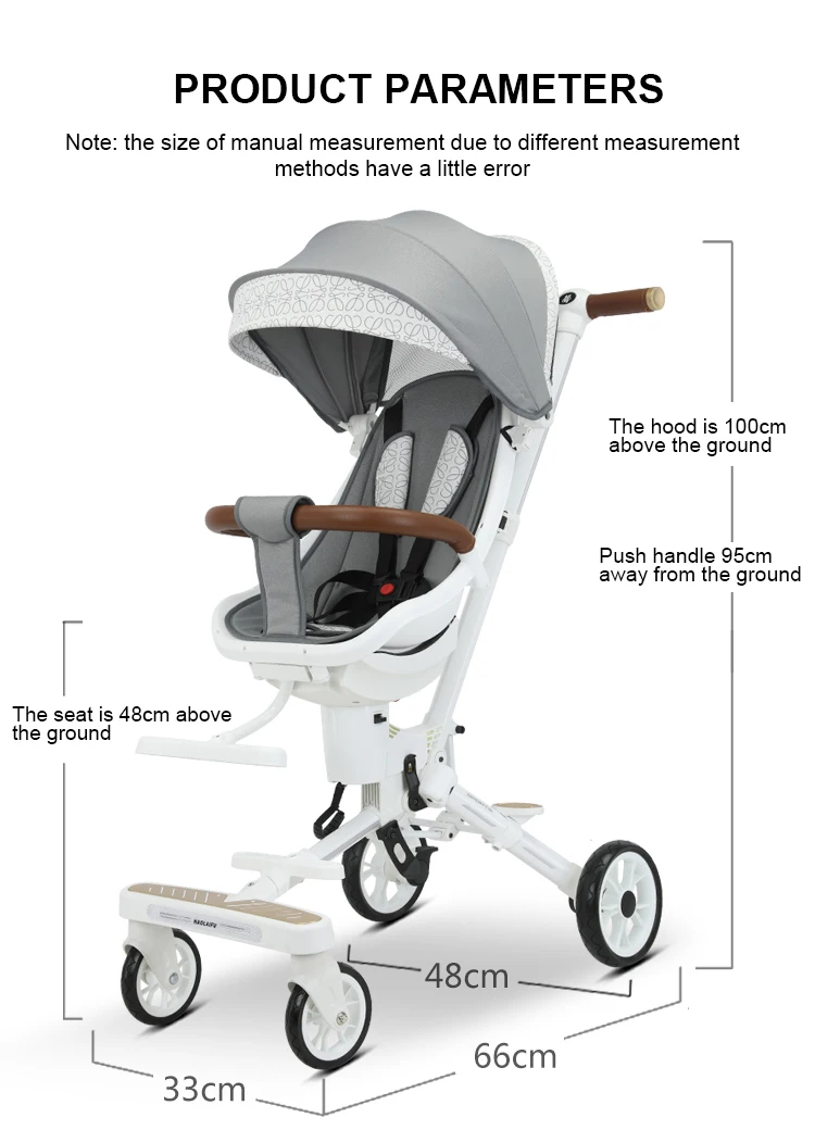 Lightweight small folding Luxury Folding baby carriage multi-functional Baby stroller
