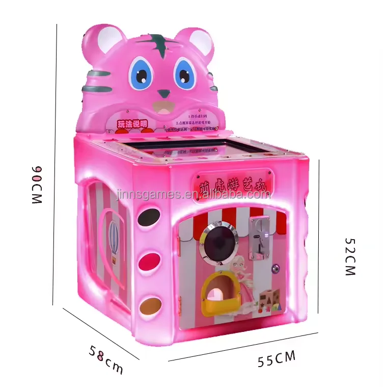 Children's Coin-Operated Puzzle Arcade Game Machine Hit Hammer on Mouse-1 Year Warranty Whack-a-Mole Style