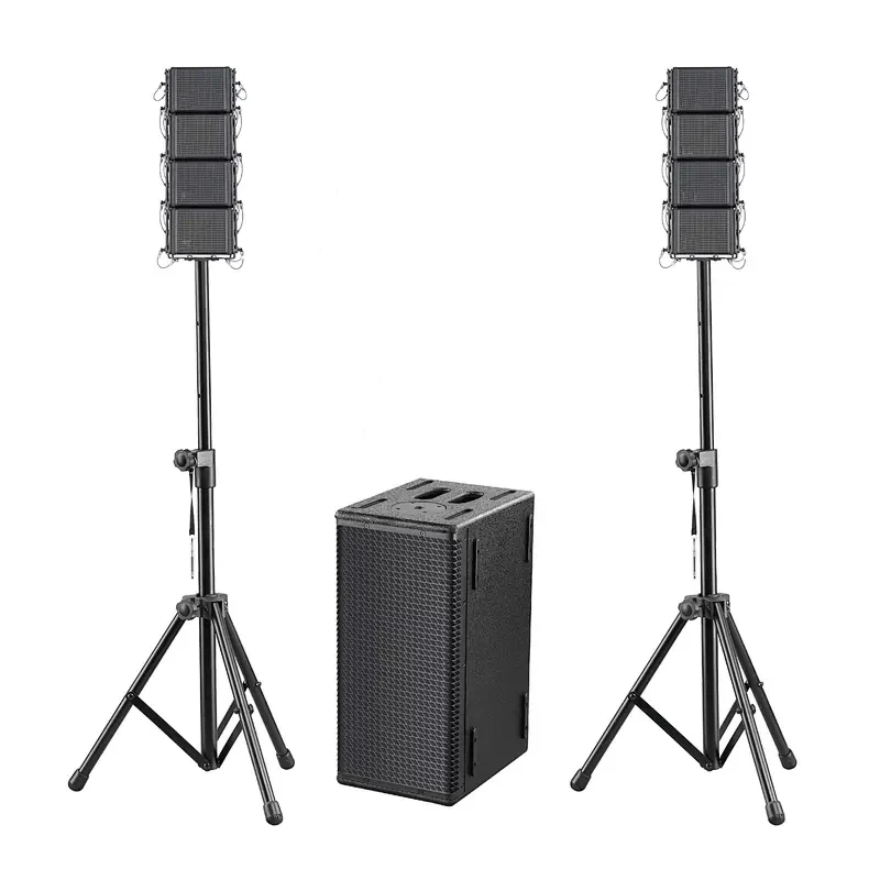 Professional Audio Mini Line Array System 4'' Full Range Active Dsp