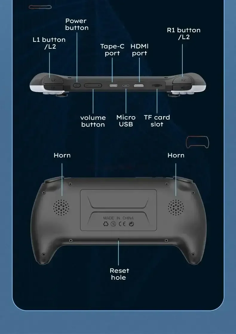 Project X - Portable Video Game Player with 4.3