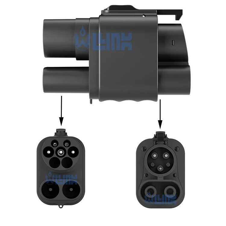 Factory Direct 200kw DC Charging Adapter CCS2 to CCS1 EV Connector Fast Charging Ccs2 to Ccs1 Adapter