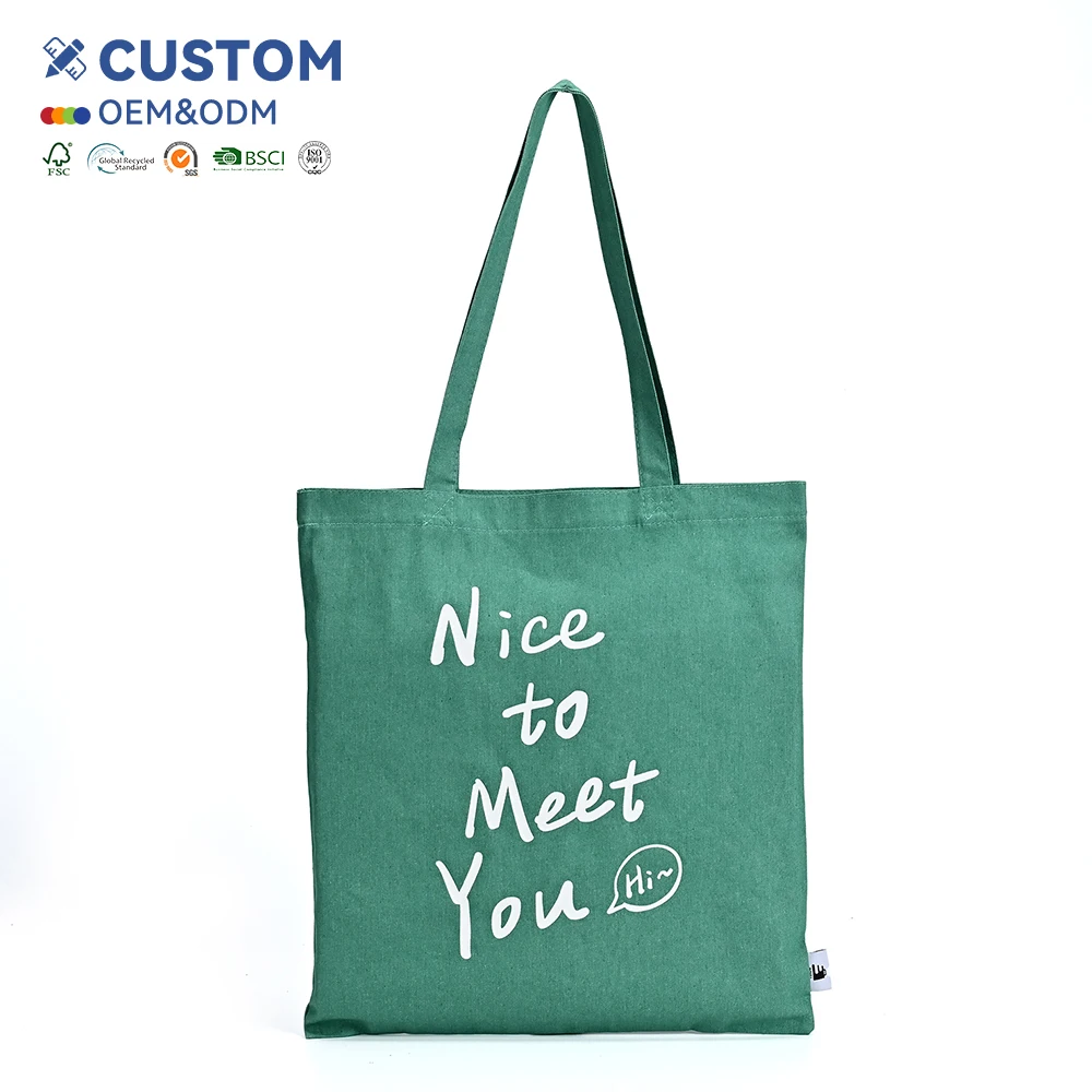 High Quality Hot Selling Factory Price Custom Logo Printing Canvas Bag Tote Cotton Canvas Shopping Bag