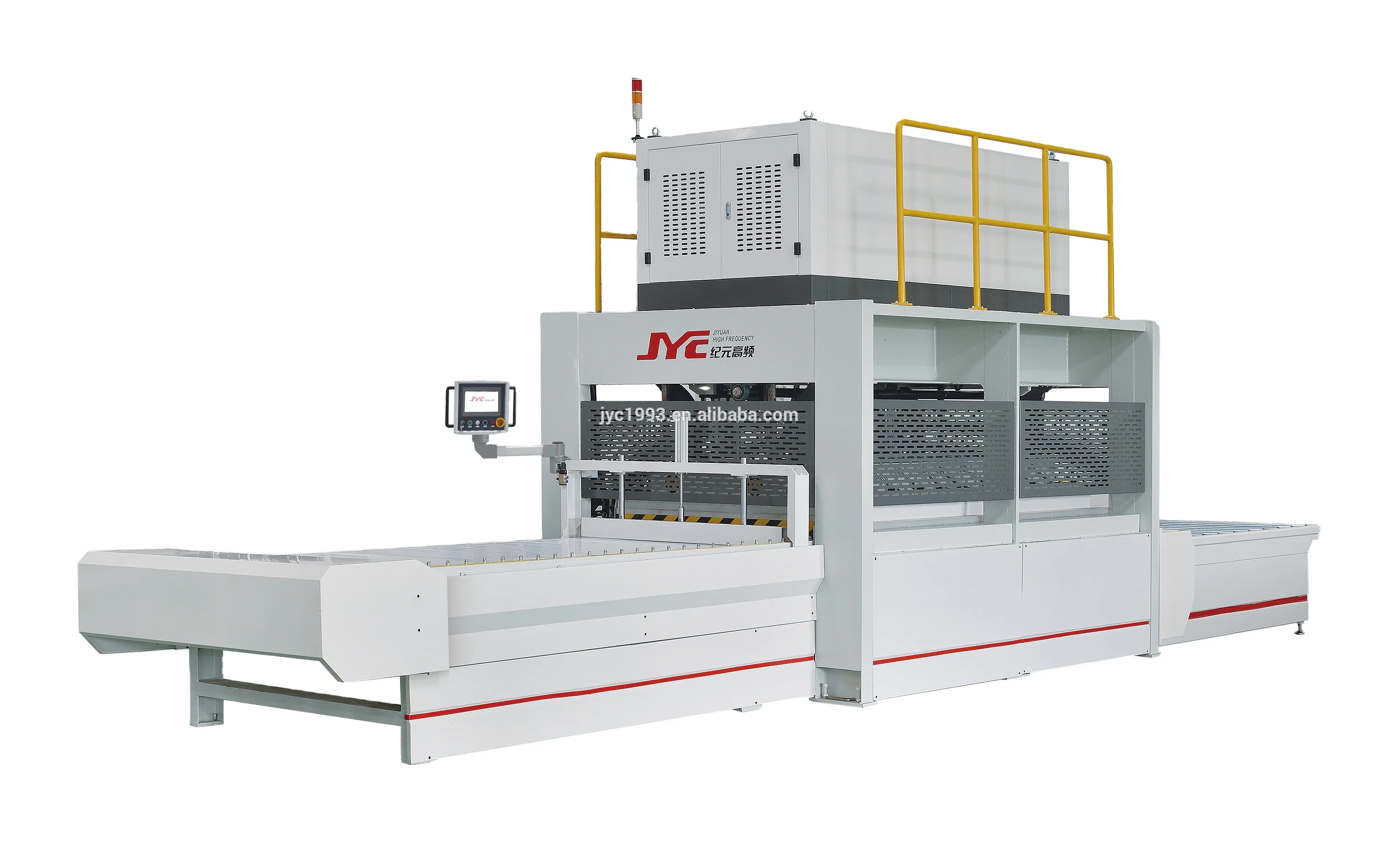 Jyc Fast Hf Wood Edge Gluing Board Joining Machine High Frequency Press