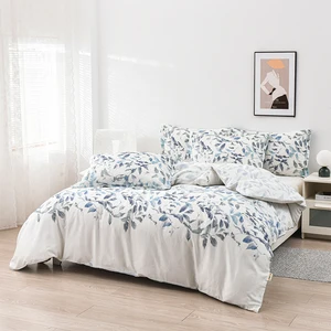 Wholesale Bed Sheets Bedding 3D Printing Duvet Cover Set Botanical Luxurious Bed Sets