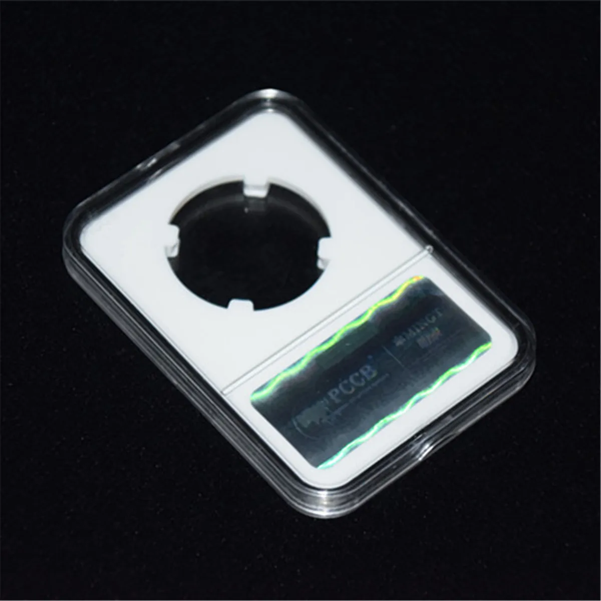 PCCB コインスラブホルダー 1個 家庭用収納ボックス NGC・PCGS鑑定コイン用 ディスプレイ保管ケース プラスチック製 アクリルボックス