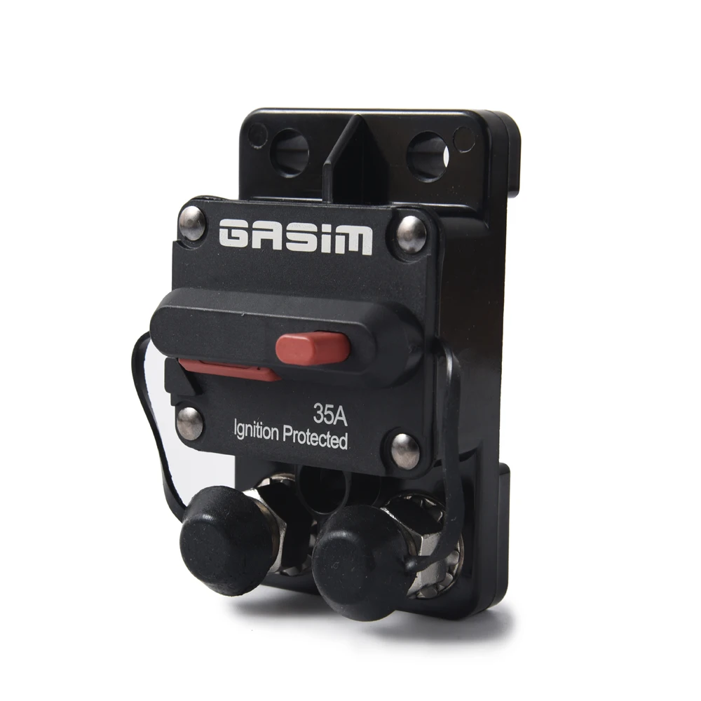 E97 Auto Reset Types Car Circuit Breaker 20a 30a 40a 60a 80a 100 Amp 12v 24v 48v Dc Circuit Breaker