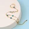 Stile perline blu