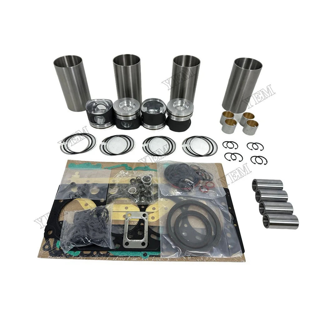 For Volvo D4D Overhaul Kit With Gasket Sets Standard Size Engine Parts 4