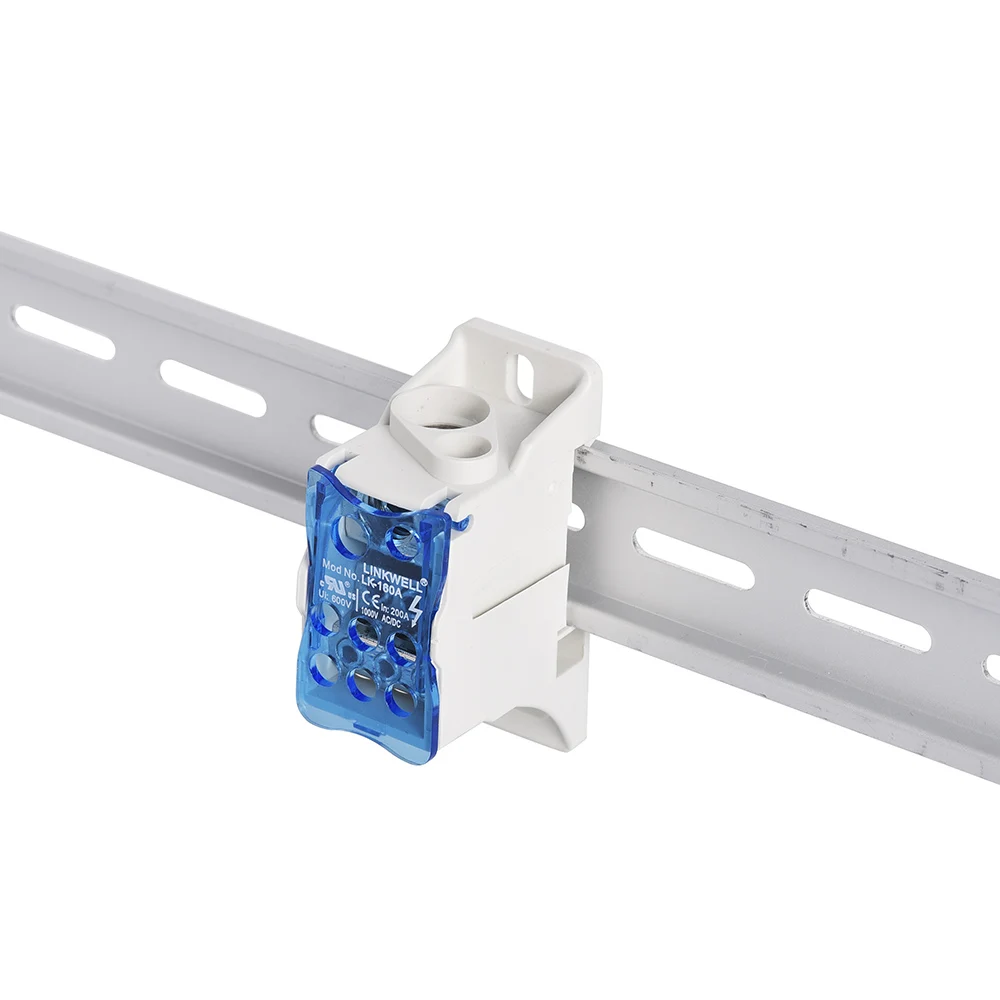 1 to 6 Branches Circuit Breaker Switch Terminal Block for 160A MCCB Wire Connector