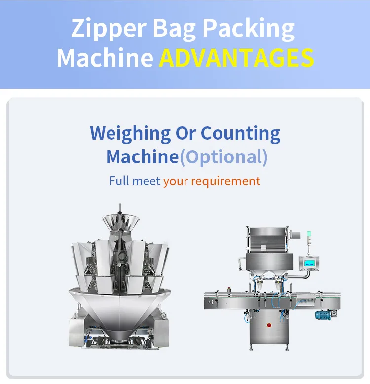Automatic Gummy Candy Filling Pouch Weighing Machine Filling Packing ...