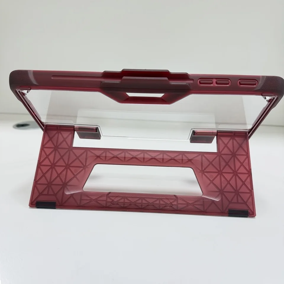 product shockproof folio rugged cover with clear transparent back shell for microsoft surface pro12 2025 kickstand case with pen slot-5