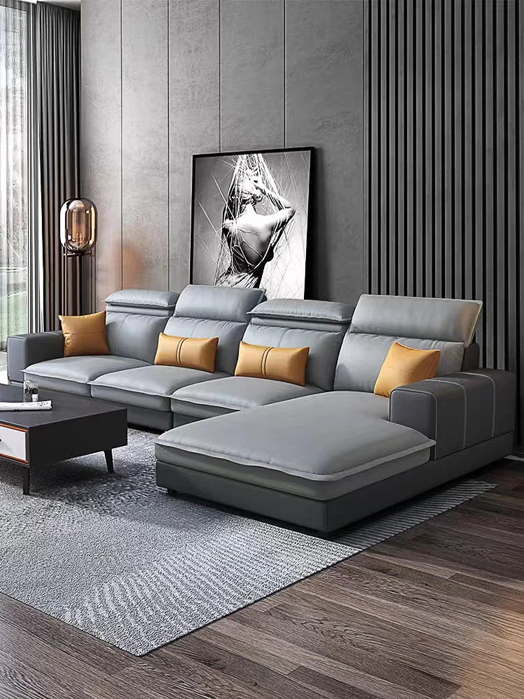 New Modern Design Fabric Sofa Bed Recliner U Shape Sectional Sofa Set ...