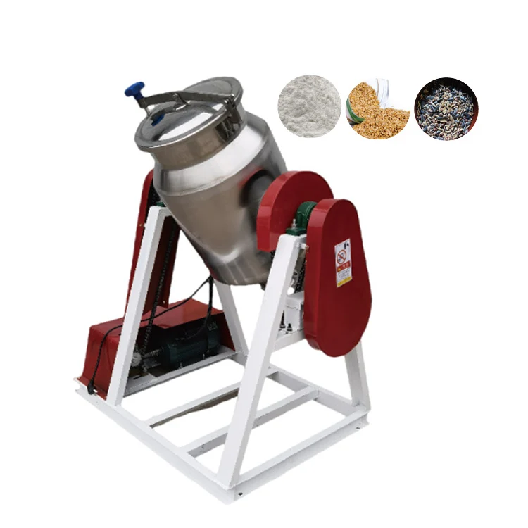 Full Automatic Chemical 3d Drum Mixer Blender Machine Hot Chocolate