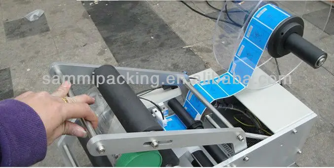 220V Semi-Automatic Electric Labeling Machine for Round Bottles with High Precision and Long Service Life