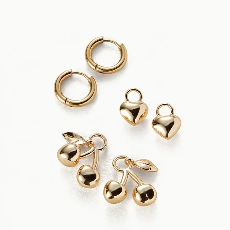 Set Di 3 Paia Di Orecchini A Cerchio In Argento Sterling Per Donna - Ovali, A Goccia E Con Zirconi