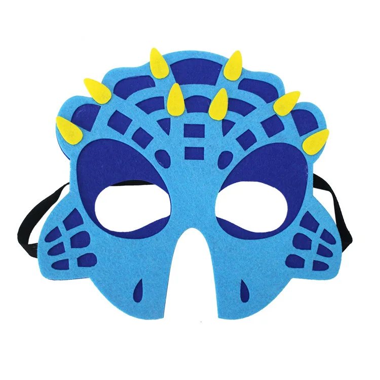 Высокое качество оптовая продажа фетровая детская маска динозавра Юрского периода вечерние сцены Вечерние Маски
