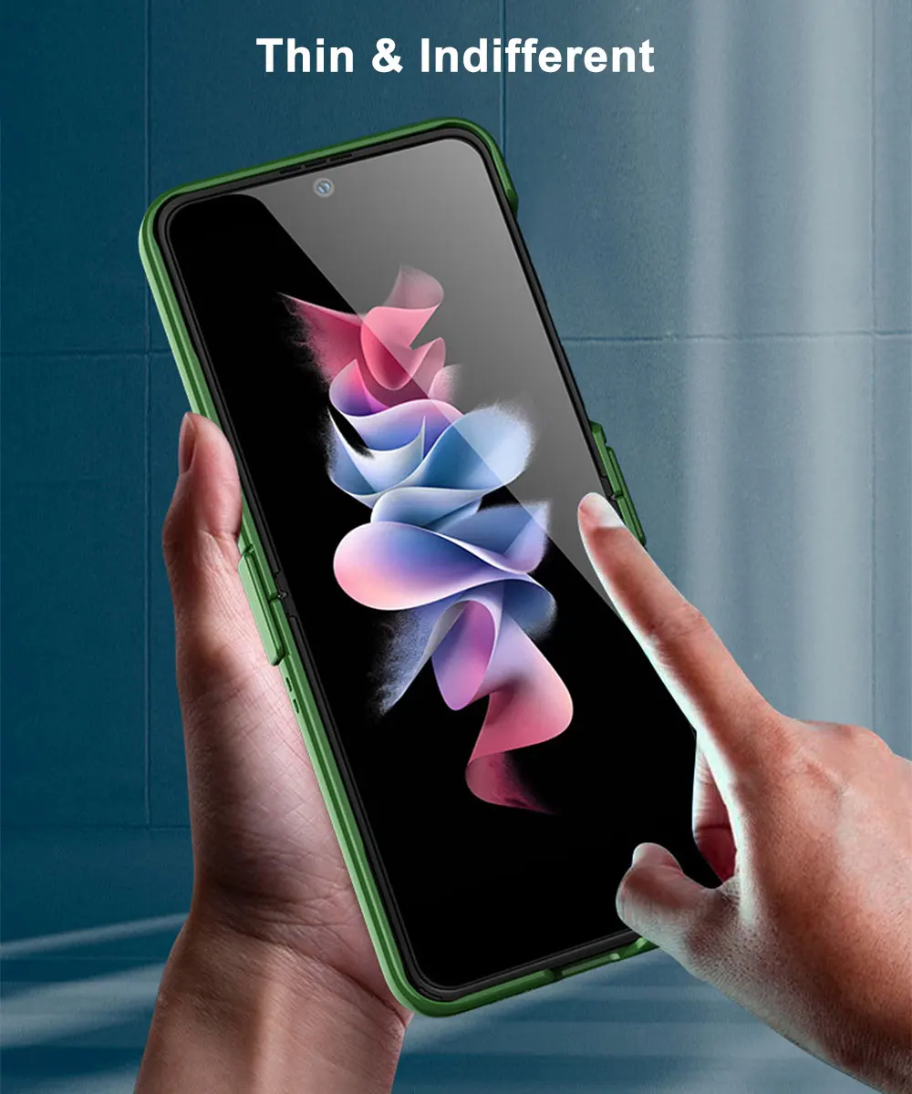 Pc Phone Case For Samsung Galaxy Z Flip5 Flip4 Flip3 5G Flip Luggage High Quality Fold Mobile Cases Sjk120 Laudtec factory