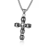 Cross lantern + stainless steel chain