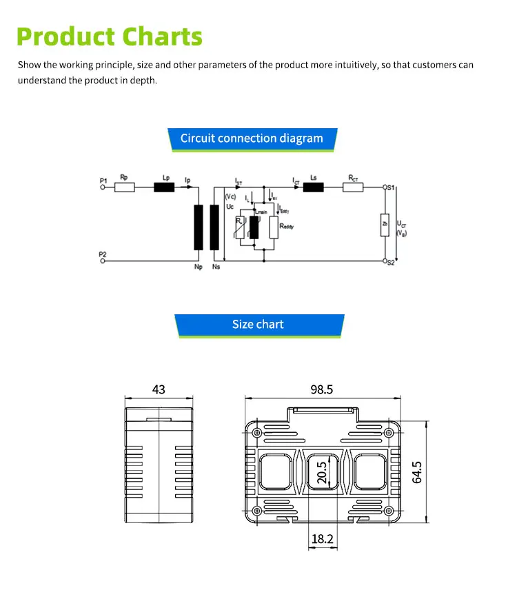 Transformador De Corriente Trifásico,Ct5-100 De 100/5a Para Dispositivo