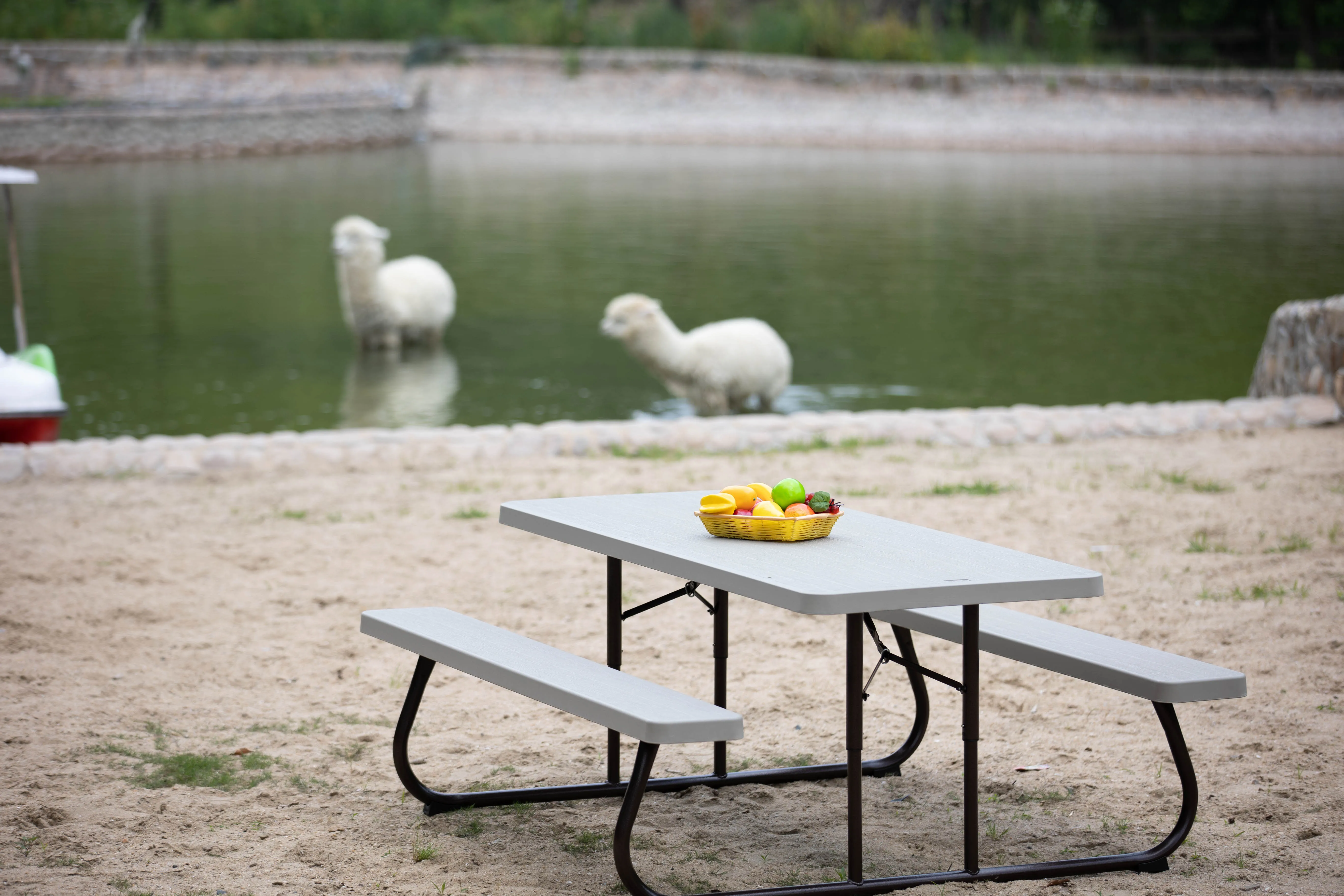 Armadietto Pieghevole Da Campeggio - 9 Scomparti, 3 Ripiani, Per Outdoor, Picnic, BBQ