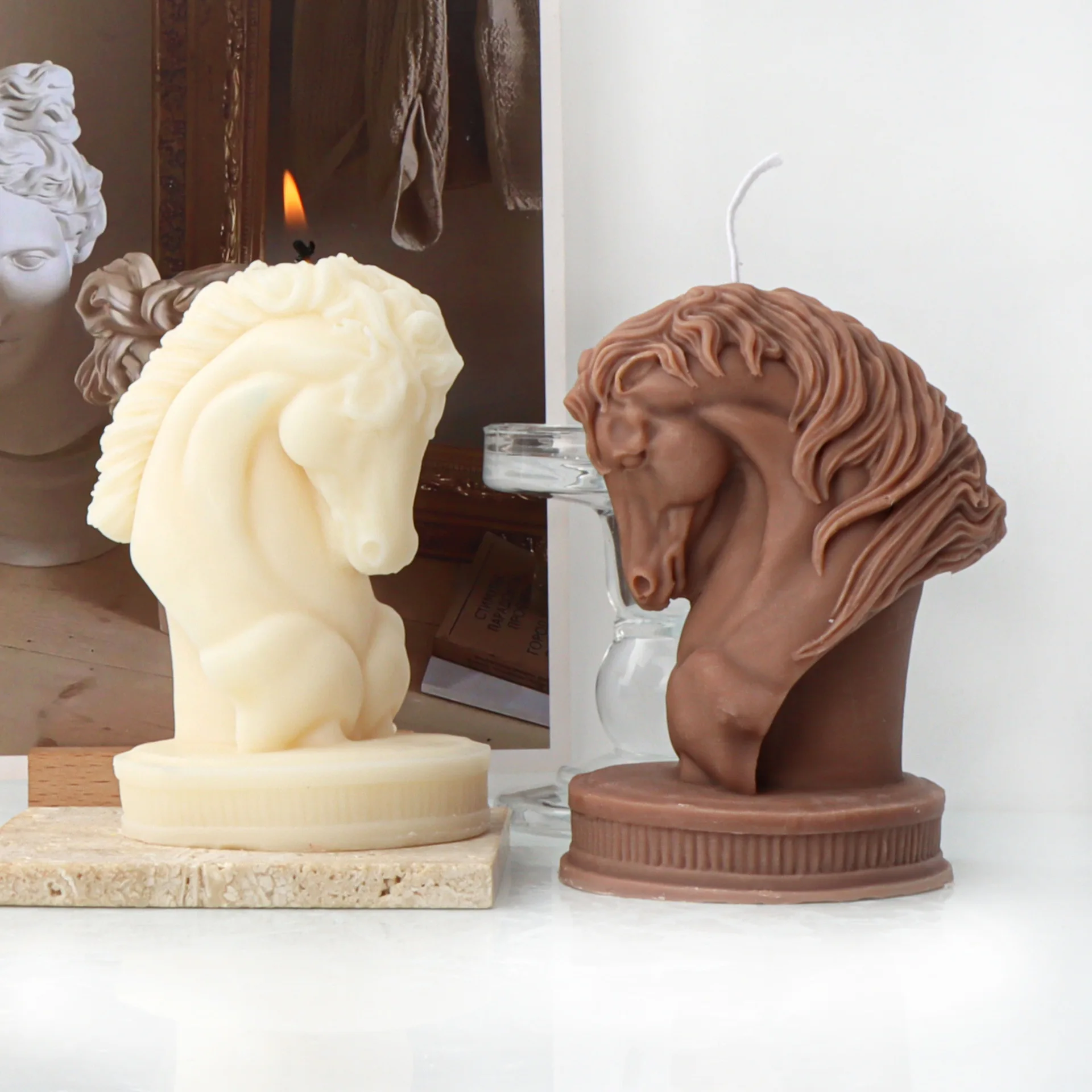 Durable Gallant Horse Silicone Candle Molds | Eco-Friendly 3D
