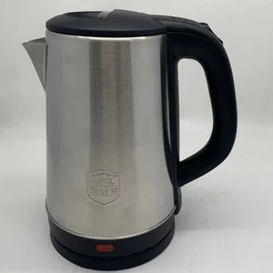 Household Wholesale Simple 1.8L Capacity Big Mouth Stainless Steel Electric Kettle for Kitchen Home and Hotel
