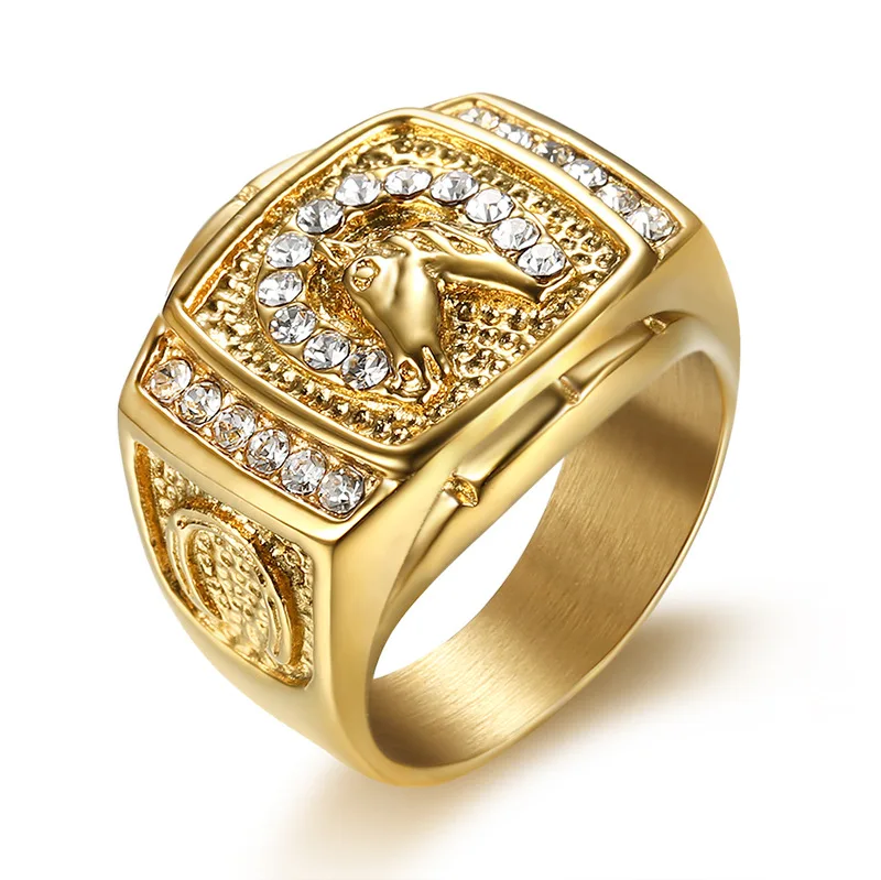 Красивые мужские золотые кольца