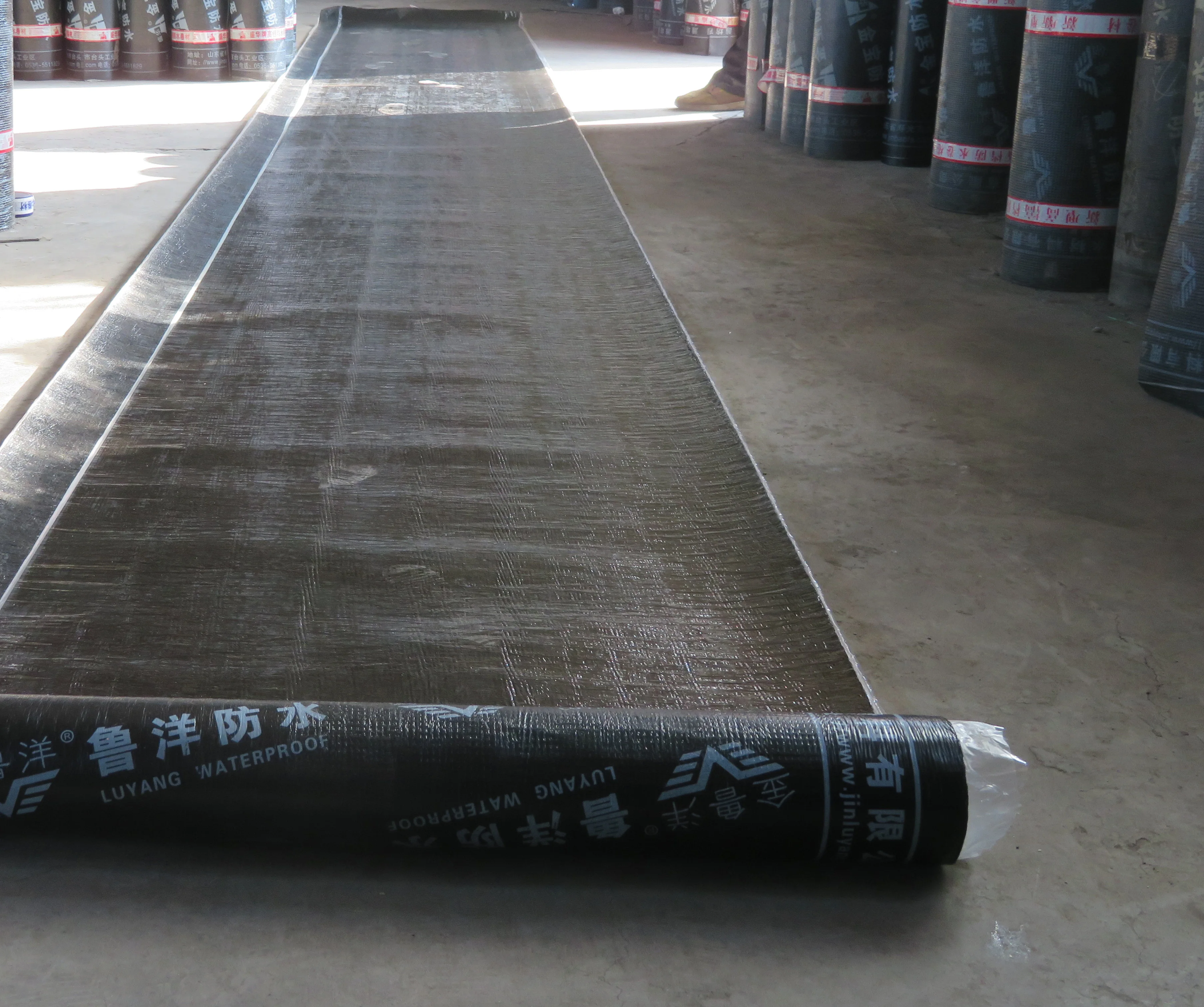 Bitumen Waterproofing Membrane with Mineral Granules for Roofs - SBS ...