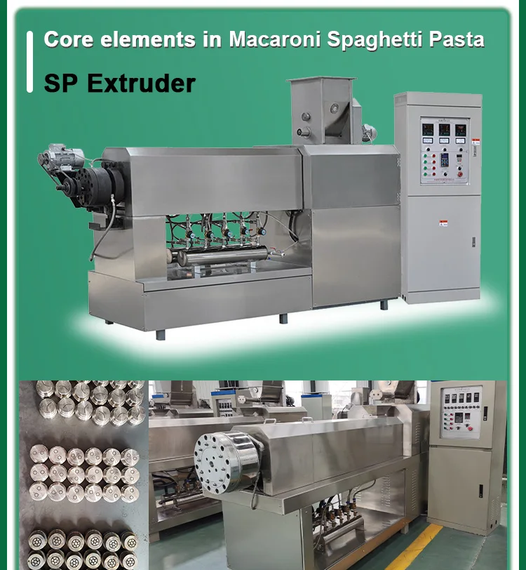 SUNPRING macaroni equipment pasta extruder spaghetti making machine