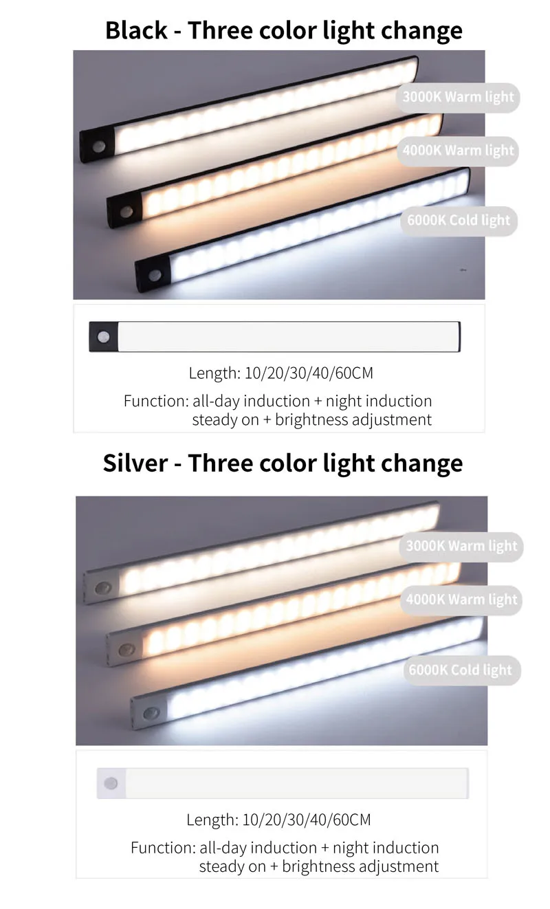 product hot selling led motion sensor kitchen cabinet closet led sensor wardrobe lights-40