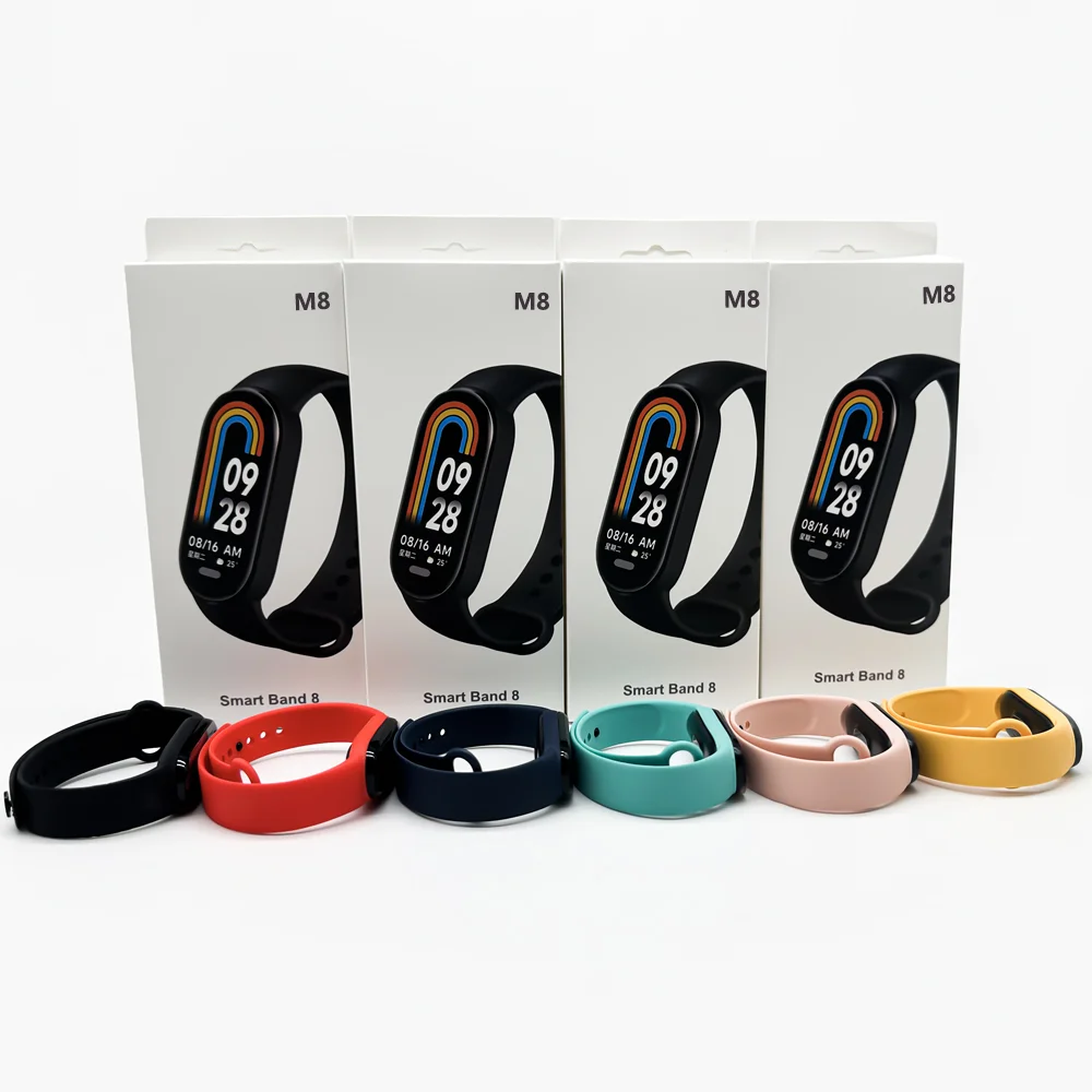 New Arrival 2025 M8 Smart Bracelet Sports Pedometer Watch Band M8 M7 M6 Smart Band Music Control Fitness Tracker