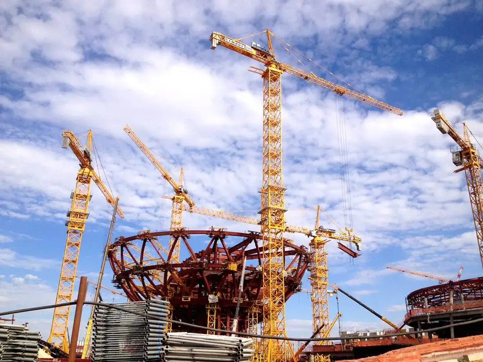 Zoomlion T7520-16D 75m 16トントップレス勃起タワークレーン海外