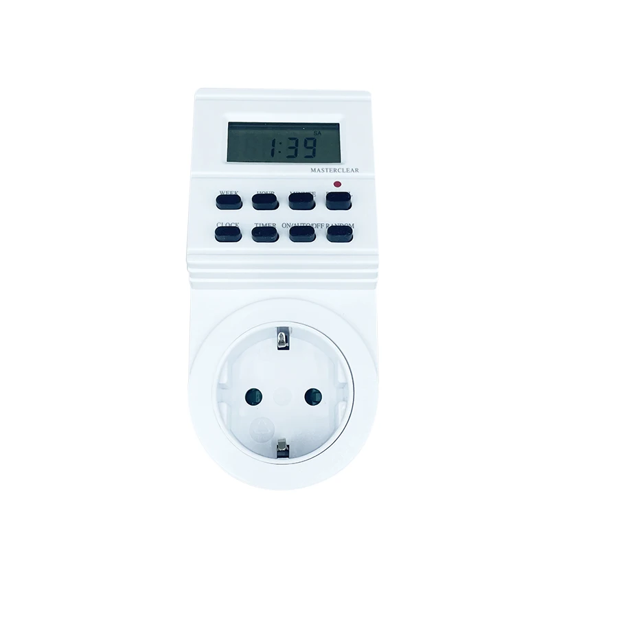 Best Selling 8 Buttons Easy Operation Programmable Digital Weekly LCD Display Digital Timer