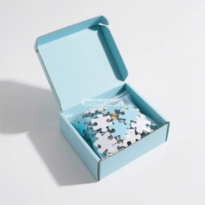 Customized Printed Paper Jigsaw Puzzle Pattern Flip Box Personalization 100 Pieces DIY Puzzle Toys for Children