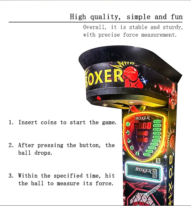 Funpark Customized Amusement Boxing Arcade Game Sports Gift Coin Operated Games Machines supplier