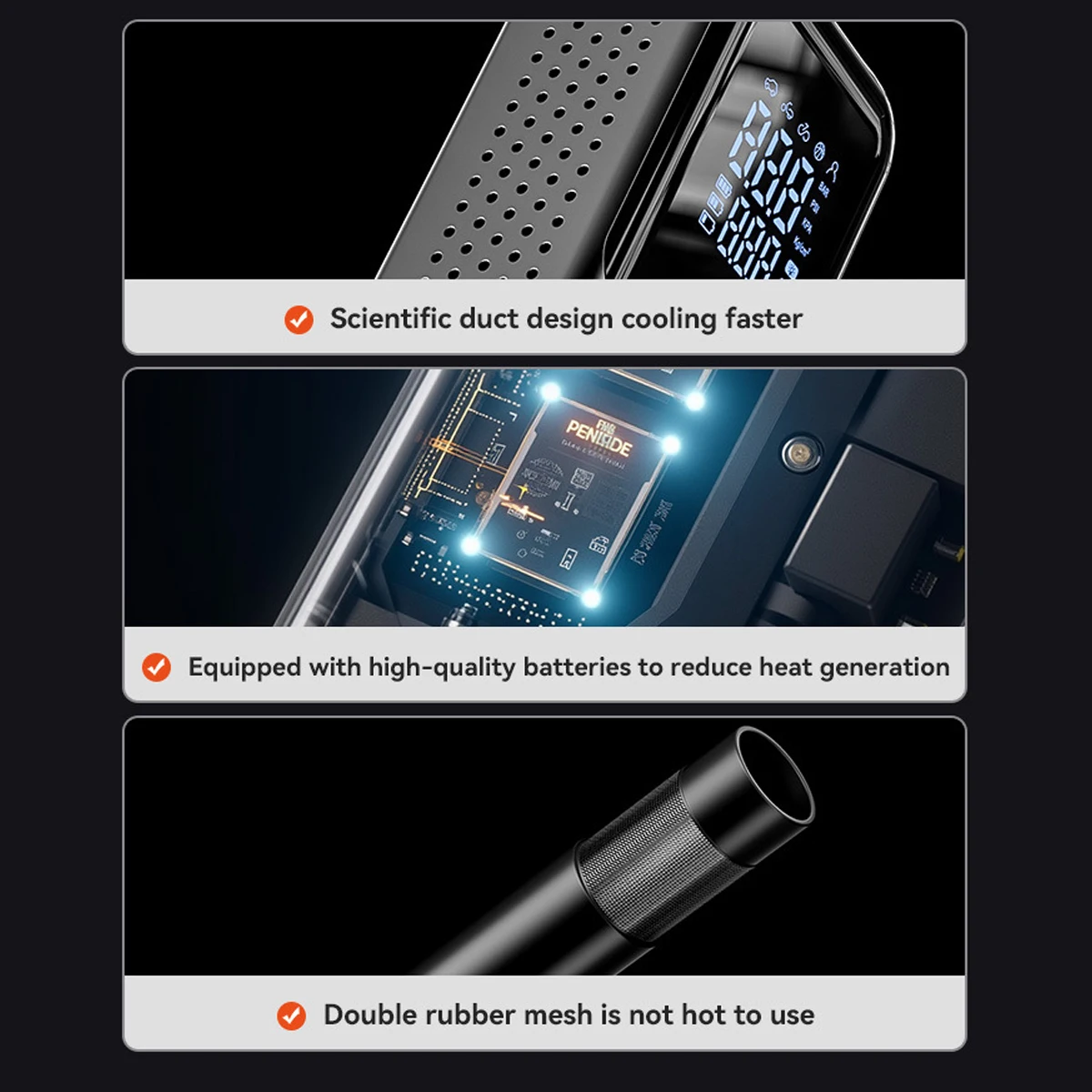 150PSI Portable Digital Wireless Electric Car Tyre Air Compressor Mini Cordless Inflatable Monitor Factory Price - view 6