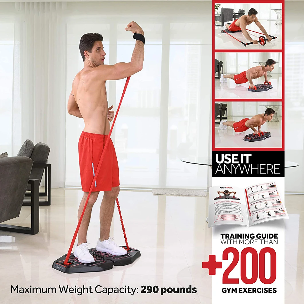 Portable Home Gym 14 Exercise Accessories for Fitness