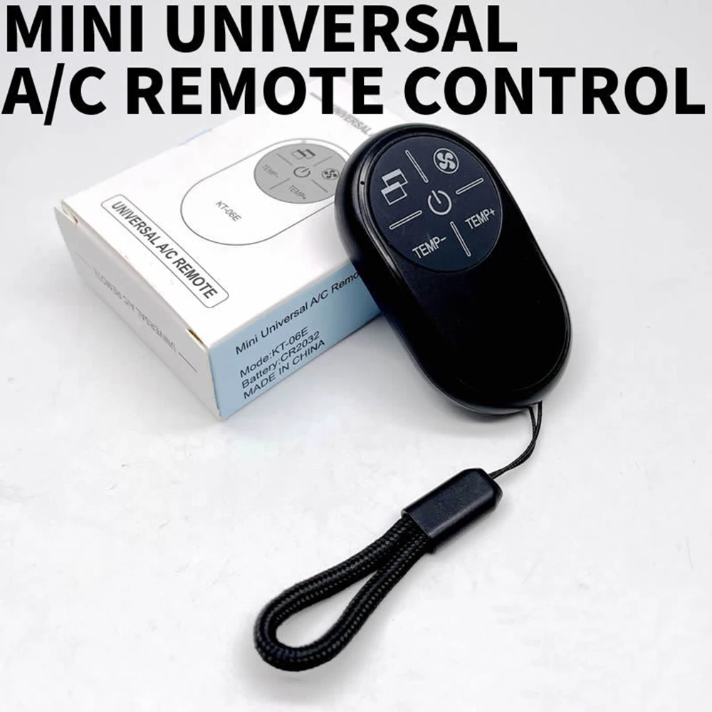 Czarny MINI Uniwersalny pilot do klimatyzacji_voghion.com
